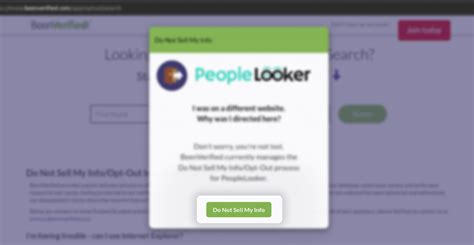 how to remove info from peoplelooker 